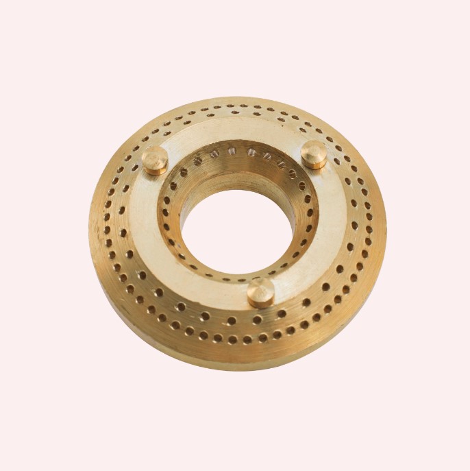 Brass Domestic Gas Burners for Home Cooking Stoves, High Efficiency LPG NG Burners with Adjustable Flame for Kitchen Appliances and Residential Use